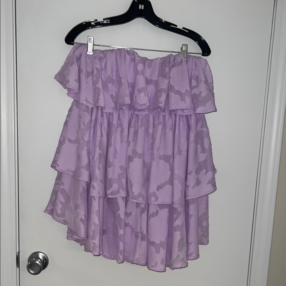 Lavender Ruffle Skirt